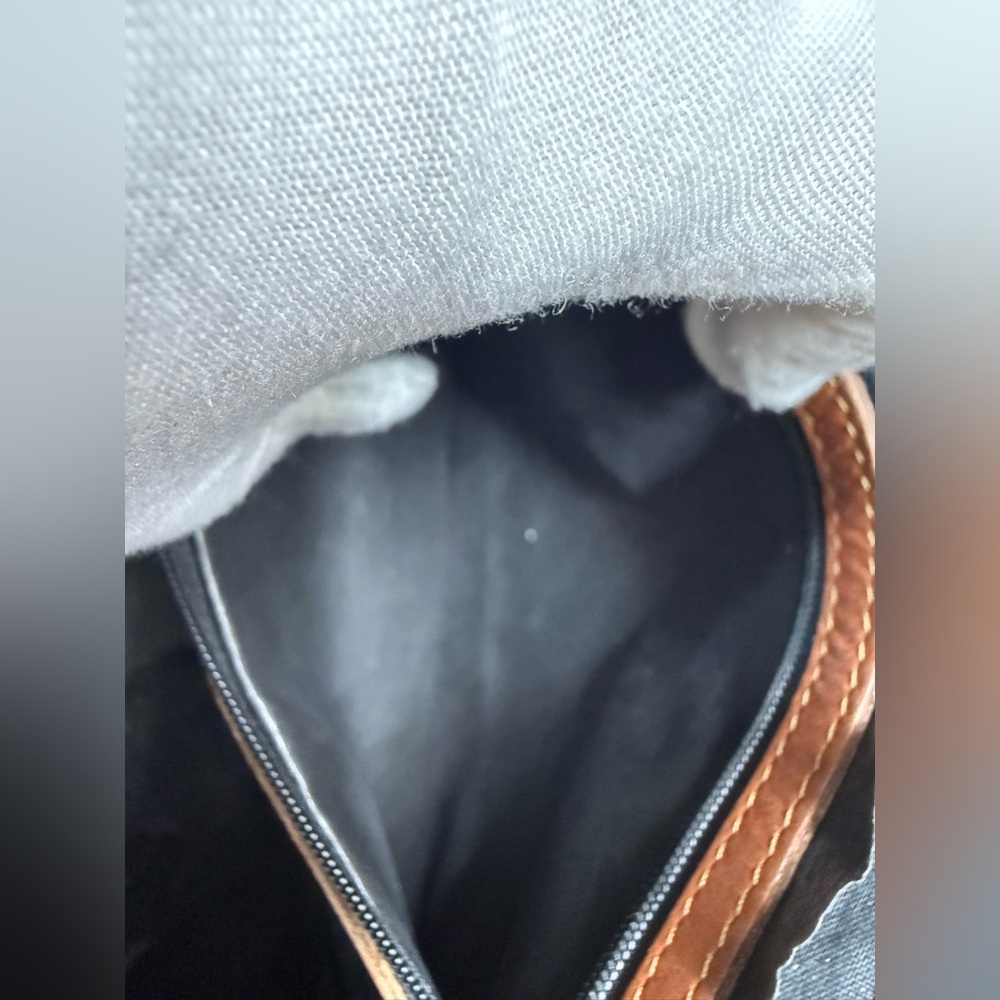 Fendi Black and Brown Striped Bag - Picture 10 of 11